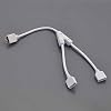 Ledwholesalers 4 Pin Splitter for One to Two LED RGB Color Changing Strips, 2355