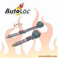 2 Point Retractable Grey Lap Seat Belt (1 Belt)