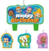Bubble Guppies Birthday Candle Set-2Pack