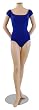 Extensions by Trienawear TR1662-C Adult Short Sleeve Peasant Style Leotard Cotton Spandex