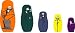 Toys : Nightmare Before Christmas 2005 Nesting Dolls
