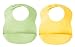 Apparel : Kiddopotamus Bibbity Rinse And Roll Bib Green & Yellow 2-Pack