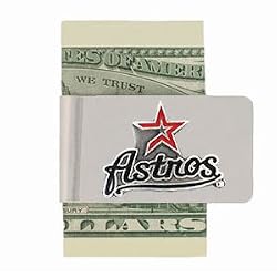 Houston Astros Pewter Money Clip