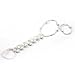 FANTASIEN Crystal Imitation Pearl Diamond Knitted Barefoot Sandals Adorn Extensible Foot Ring Anklet Chain (B)