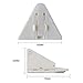 ilovebaby Home Safety Baby Set,Pack of 2 White Sliding Closet Door Locks,Window lock,Prevent Pinching Fingers,and Pack of 5 Black Baby Proofing Cabinet Latches, Universally Works on Any Knob