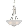Minka 3 Light Pendant in Brushed Nickel 4293-84