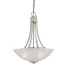 Minka 3 Light Pendant in Brushed Nickel 4293-84