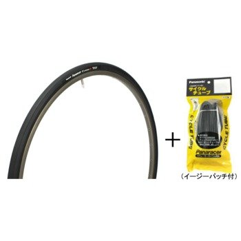 パナレーサー(Panaracer) 700x23C タイヤ&スタンダードチューブ 1本セット バルブ48mm