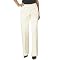 Isaac Mizrahi Satin Tuxedo Pant- Winter White
