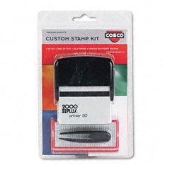 2000 Plus&reg; One Color Createa Stamp Kit,8 Line Kit, Black Ink (COS026288) Category: Kits, Create-a-Stamp