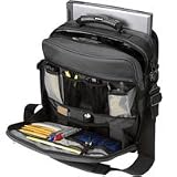 Adorama Commander Model Camera & Notebook System Bag, Gray, Water-Resistant Nylon, for 15