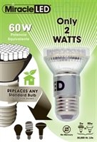 White LED Light Bulb - 60 Watt Equivalent, Uses 