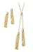 Jewelry : 14KT Singapore Tassel Necklace and Earring Set