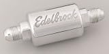 Edelbrock 8129 Polished Aluminum Fuel Filter