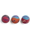 Burlap Colored Balls 3pk