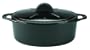 Daniel Boulud Kitchen Infiniti Cast Iron 5-Quart Oval Roaster, Black