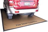Park Smart Clean Park Garage Mat, Gold 7.5' x 18', 20-mil