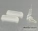 ��Mobile Gearz��Apple iPhone4 white ����ۥ󥸥�å�����åס��ɥå����ͥ��������С� ��2���å����ˡ����ꥢ(ȾƩ��)
