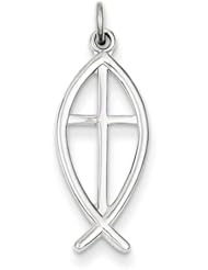 Sterling Silver Ichthus Fish Charm