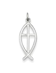 Sterling Silver Ichthus Fish Charm