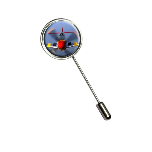 World War 2 II Fighter Plane Aircraft Stick Hat Brooch Pin