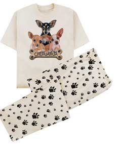 Chihuahua Dog Breed Lounge Wear Set