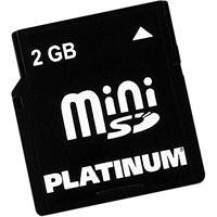 Platinum 2 GB Mini-SD Speicherkarte (Original Handelsverpackung)