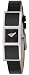 Fossil Ladies Black Leather Strap Watch With Black Dial