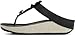FitFlop Women's Jeweley Toe-Post Flip Flop, Black, 7 M US
