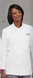 Unisex White Executive Contemporary Chef Coat