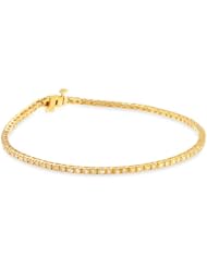 18k Gold Diamond 4-prong Tennis Bracelet (1.0 cttw, H-I Color, SI2-I1 Clarity), 8"