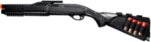 TSD Sports Single Shot Shell Loading Pump Action Spring Powered Airsoft Shotgun (Fixed Stock)