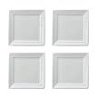 Set of 4 Square Appetizer Plates - 6"