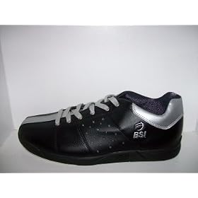 Buy BSI Mens 570 Black silver Bowling Shoes by BSI