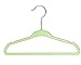 BriaUSA Kids Baby Clothes Hangers Green Steel Hooks –Ultra Slim, Sturdy Saves You Extra Space – Set of 10