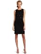 Calvin Klein Womens Petite Studded Sheath Dress