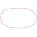 Rubber Cord Necklace Pink 20"