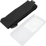 Microsoft Zune Silicone Skin Cover with Armband for Microsoft Zune 4GB 8GB + Removable Beltclip New Zune (Clear)