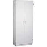 SystemBuild Flynn Storage Cabinet, White