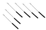 Swissmar Set of 6 Meat Fondue Forks, Dark Wood Handles 317Fpot6aEL. SL160 Swissmar Set of 6 Meat Fondue Forks, Dark Wood Handles