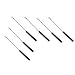 Swissmar Set of 6 Meat Fondue Forks, Dark Wood Handles