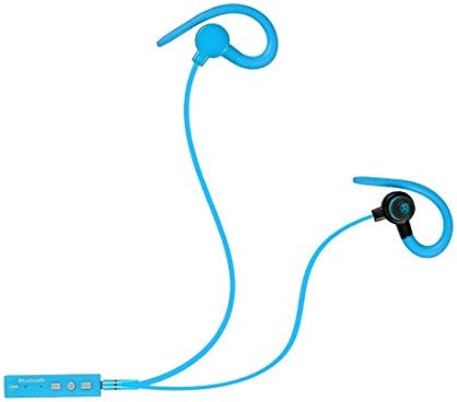 Flyingman Wireless Bluetooth Outdoor Sport Stereo Earphone with Microphone for Cellphone and Bluetooth Device-Blue