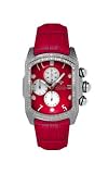 Aqua Master Women's Diamond-Cut Small Rectangular Domed-Crystal Loop Diamond Watch