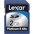 Lexar Platinum II - 2 GB 60x SD Flash Memory Card SD2GB-60-709
