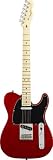 Fender American Standard Telecaster&Acirc;&reg; Electric Guitar, Crimson Transparent, Maple Fretboard