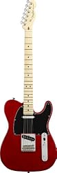 Fender American Standard Telecaster&reg; Electric Guitar, Crimson Transparent, Maple Fretboard