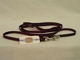 Single Thick Nylon Lead with Swivel Snap, 3/8 x 6' Wine