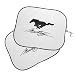 Ford Mustang Window Sunshades with Running Pony Set of 2