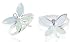 Tricolor Mother of Pearl Butterfly Ring Sterling Silver