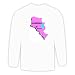 Long Sleeve T-shirt with map, yerevan, vector